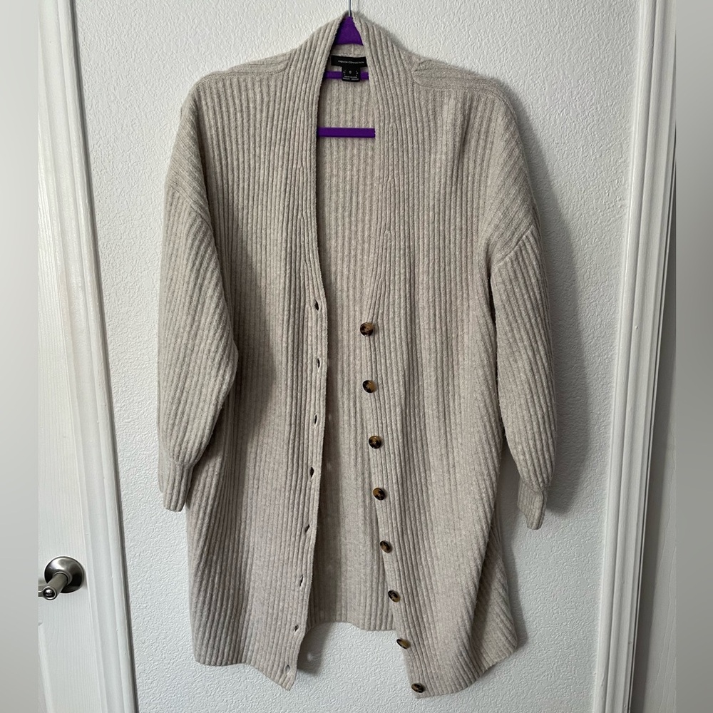 🌟5/$15🌟 French Connection Greige Cardigan